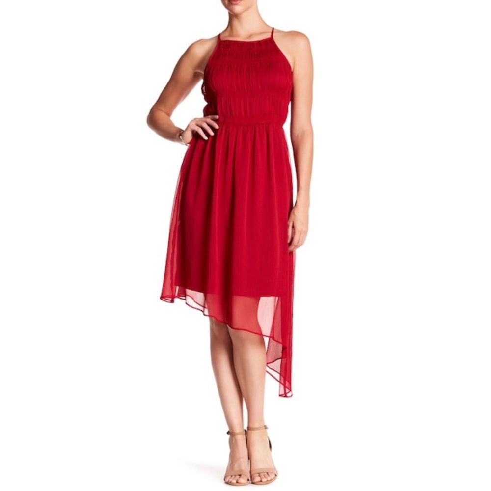 Nordstrom Matty M Smocked Cami Asymmetrical Dress